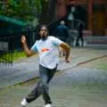 Astin @astinsoul doing his hip-hop dance on the streets of Oslo @redbullnorge BART …