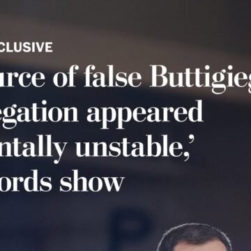 Officials who separated former Transportation Secretary Pete Buttigieg from his young twins …