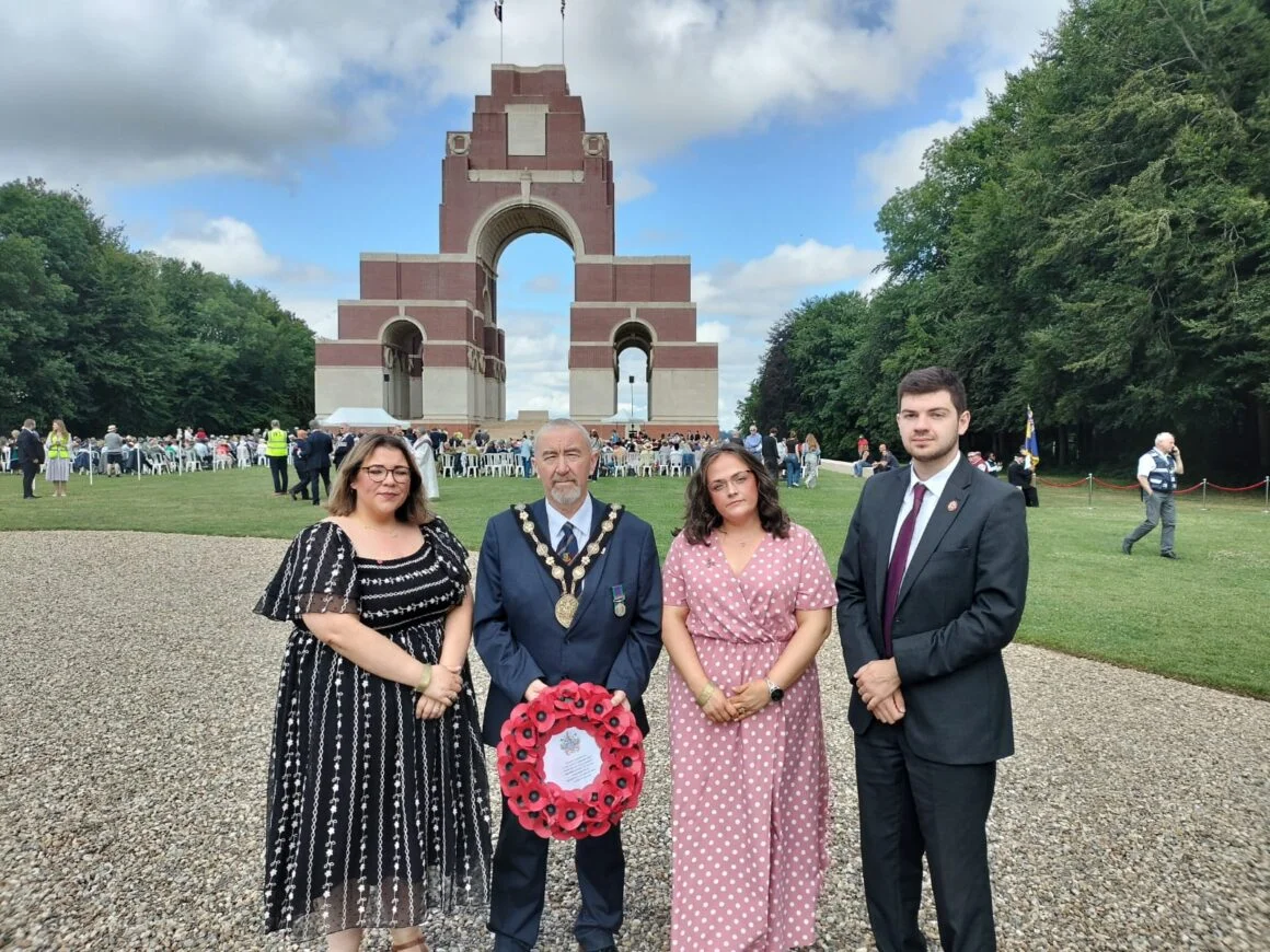 Council Delegation Marks 110th Anniversary of the Battle of the Somme