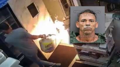 Armed Florida man arrested after setting restauant on fire with