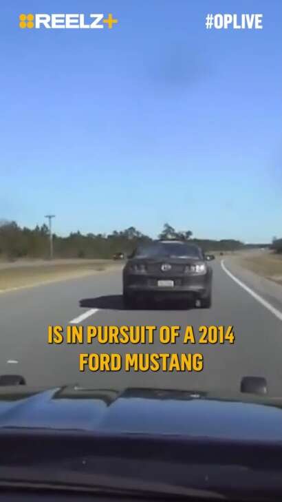 In the Florida Panhandle, a suspect driving a Ford Mustang