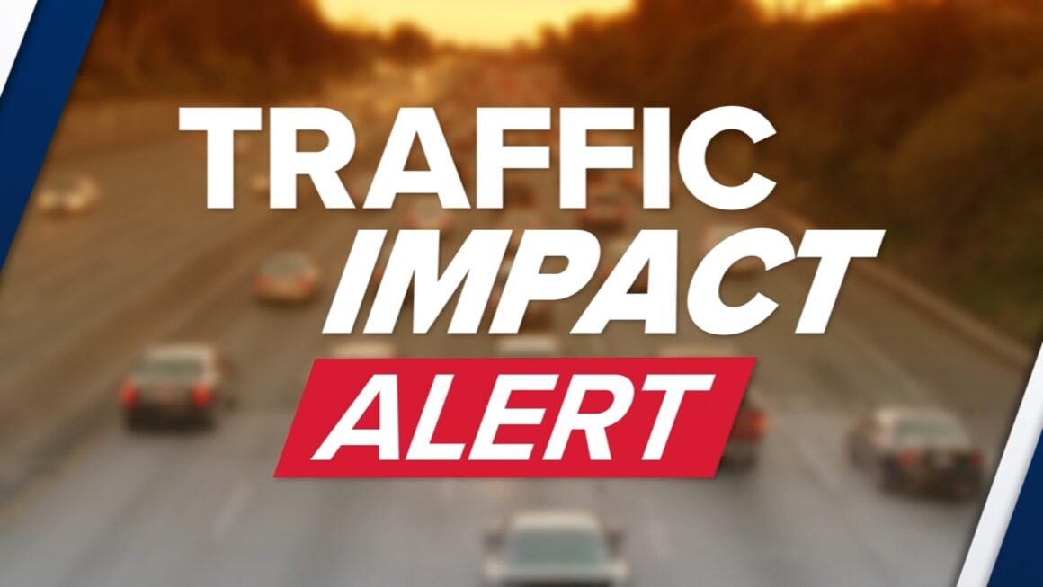 Traffic backs up 2 miles on I-64 West near Chesapeake Boulevard in Norfolk