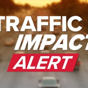Traffic backs up 2 miles on I-64 West near Chesapeake Boulevard in Norfolk