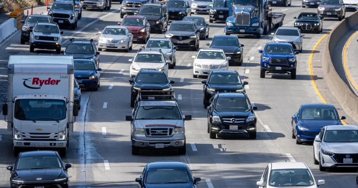 Millions hit the road for 4th of July travel, but they’ll face high gas prices, heat over the weekend, AAA says