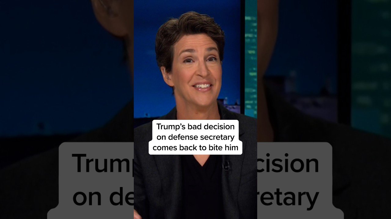 Trump's bad decision on defense secretary comes back to bite him