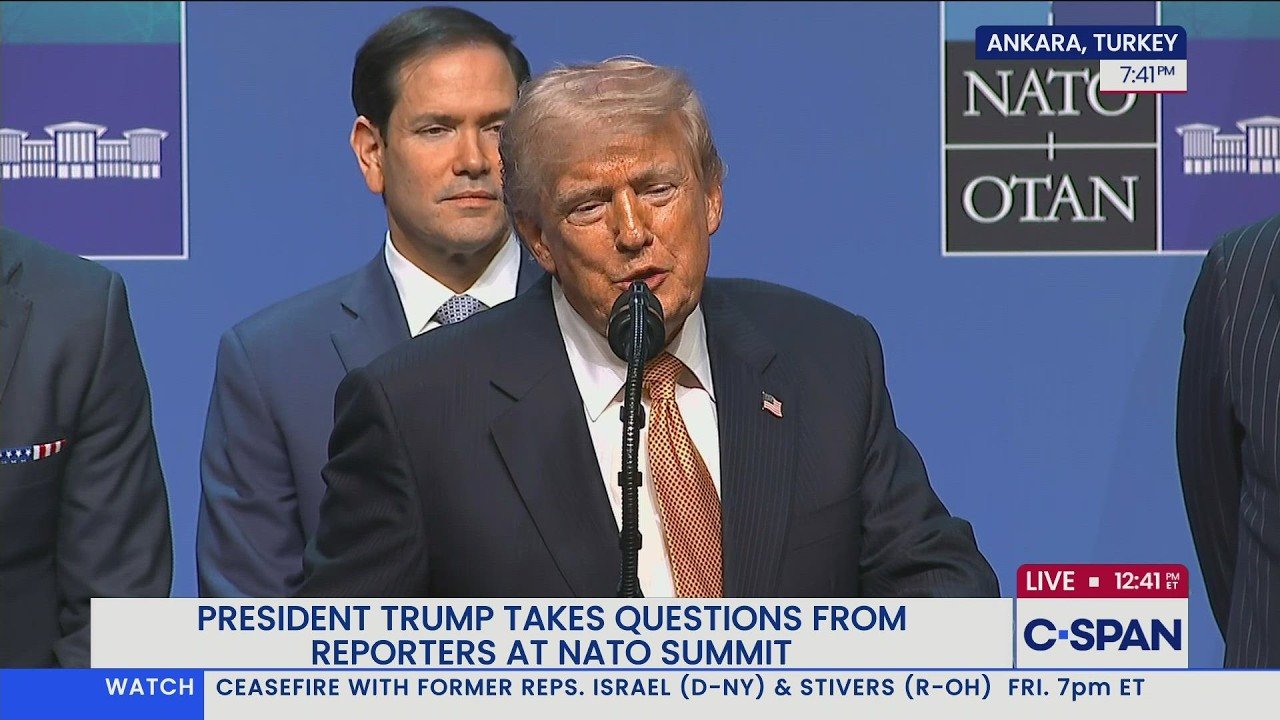 President Trump Post-NATO News Conference
