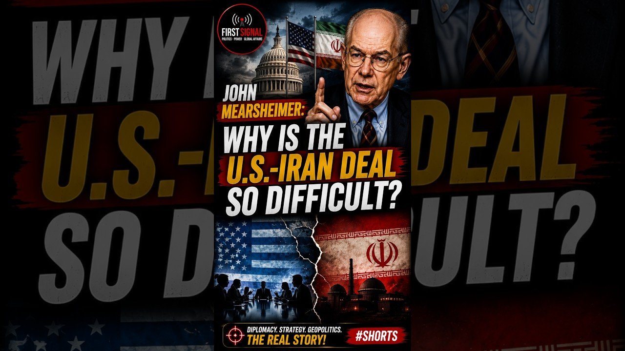 Mearsheimer: Why Is the U.S.-Iran Deal So Difficult? #shorts   #geopolitics #uspolitics