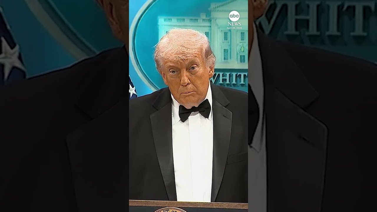 President Trump speaks after shooting incident at White House Correspondents' dinner