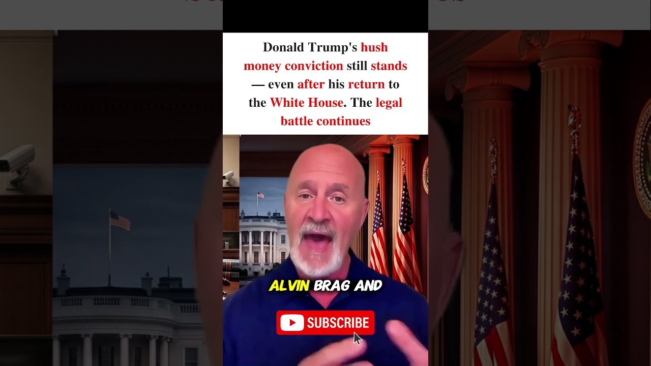 Trump's Hush Money Conviction Still Stands  #uspolitics  #legalnews