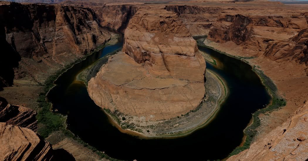 U.S. officials sharply cut how much water Arizona, California and Nevada can draw from the ...