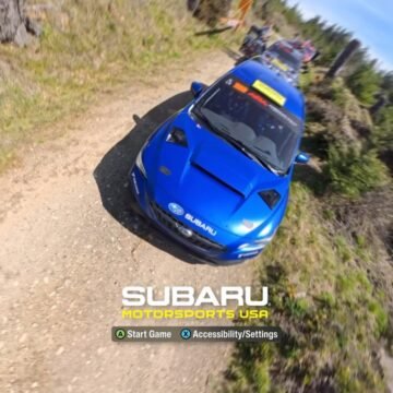 POV: You loaded up the Subaru Motorsports USA video game Shot on Antigravity A1 8k 360 …