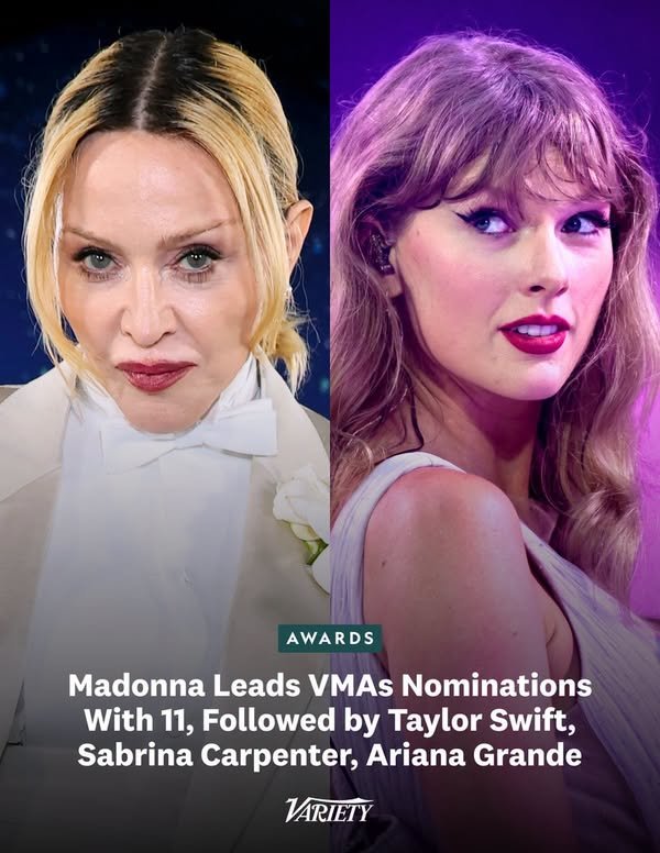 Madonna leads the nominations for the 2026 MTV...