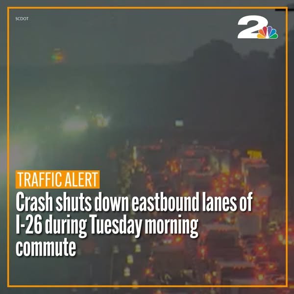 WCBD News 2 - TRAFFIC ALERT: Morning crash closes all...
