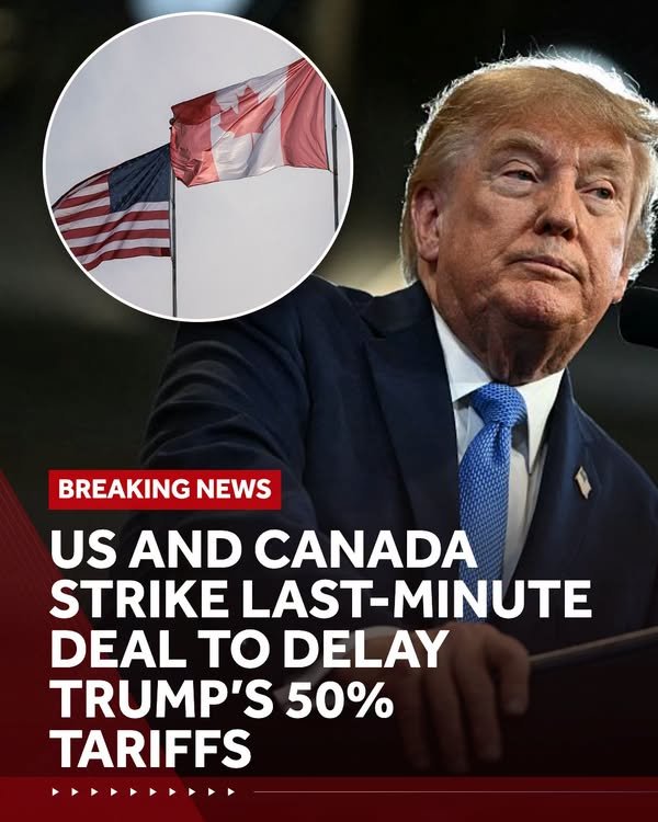 Trump says US and Canada have reached last-minute deal to delay - Facebook