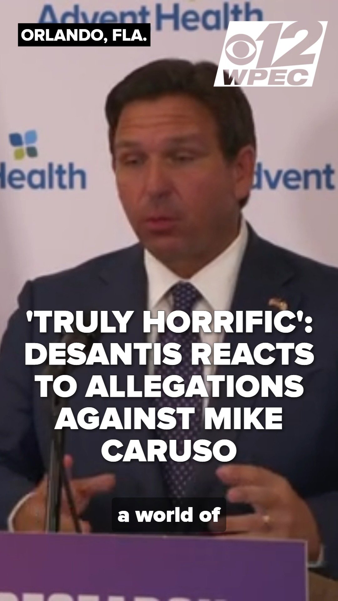 Gov. Ron DeSantis called the allegations against suspended Palm Beach County ... - Facebook