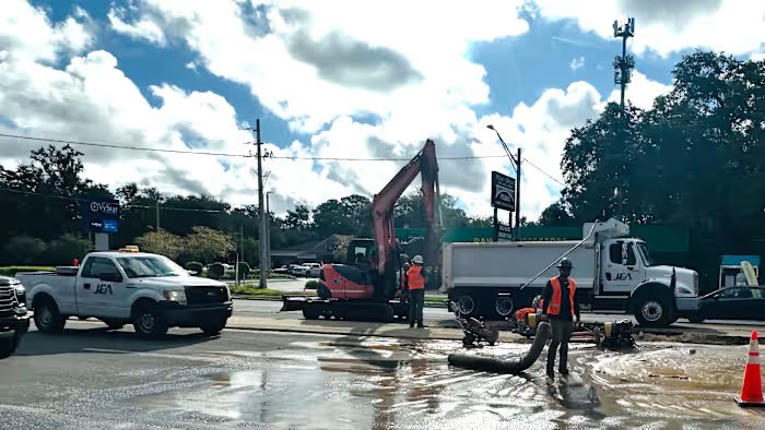 Traffic Alert: 2 lanes on San Jose Blvd. closed as JEA fixes water leak north of Mandarin Road