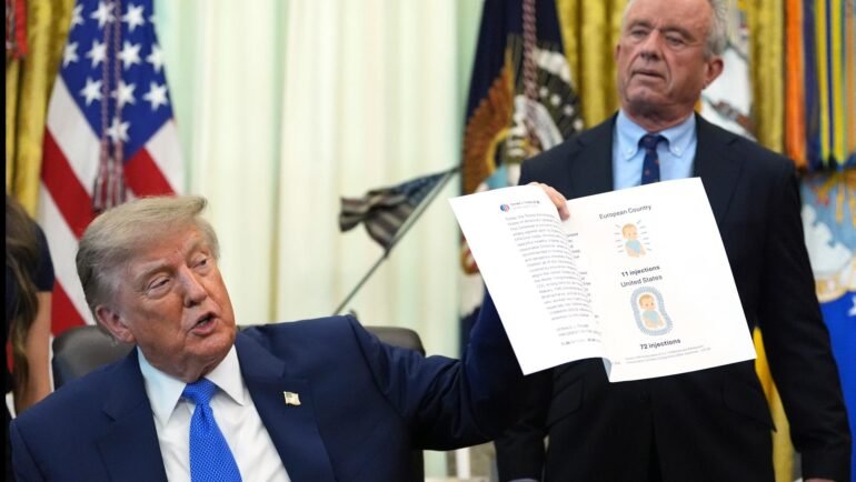 President Trump signs executive order calling for revamped childhood vaccine recommendations https://internetconnectz.com/ron-desantis-mocks-wnba-over-trans-debate-triggered-by-sophie-cunningham/
