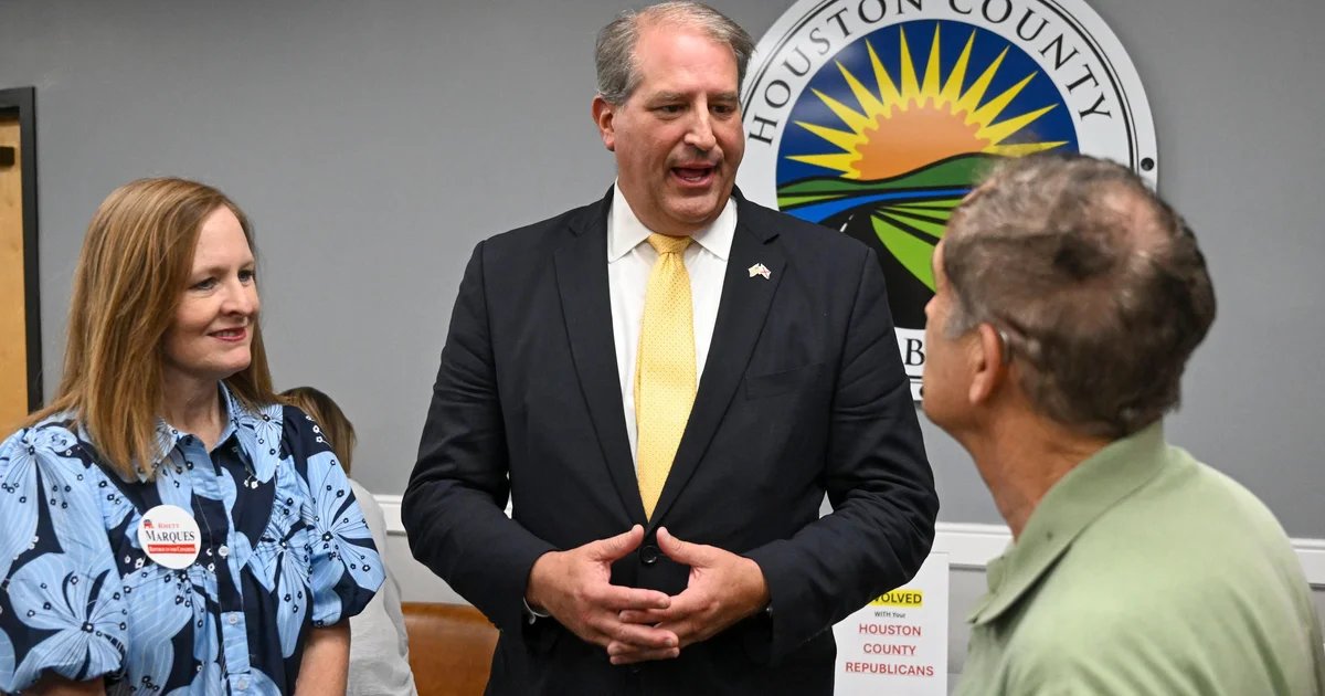 Trump-backed candidate wins crowded GOP primary in Alabama's newly drawn 2nd District, AP projects