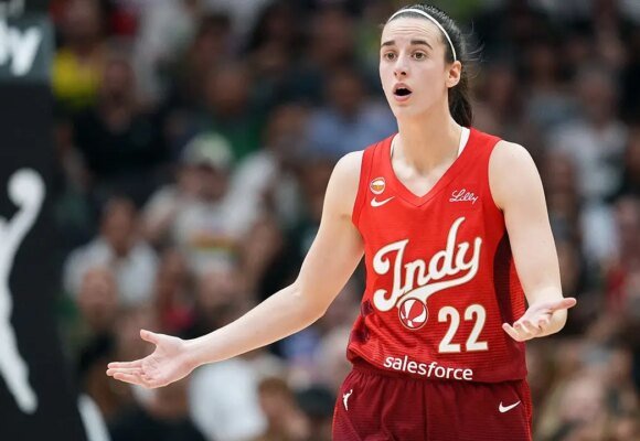 Social media was not loving Caitlin Clark getting snubbed by TV network’s MVP graphic