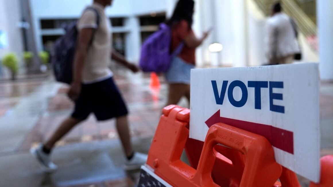 early_voting_sign_miami_2024.jpeg Primary elections in Central Florida: What you need to know