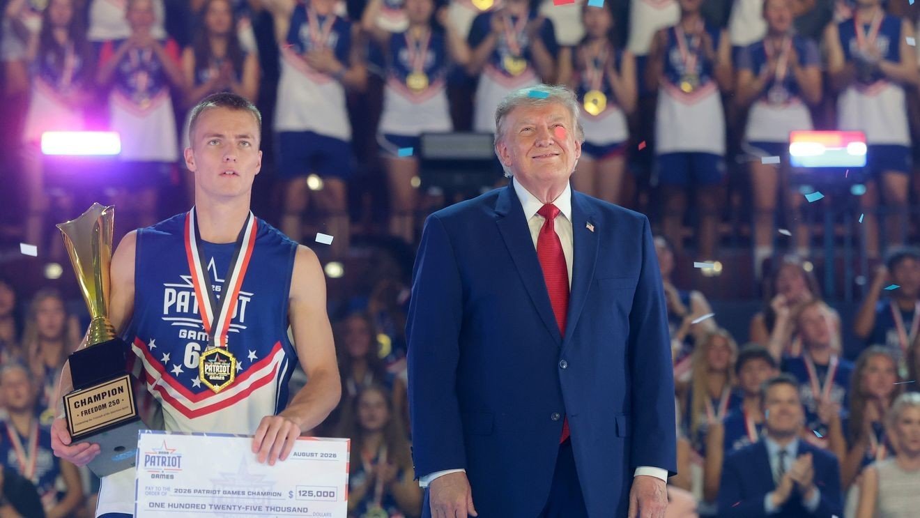 GALLERY: President Trump appears at the Patriot Games in Ohio - WCIV