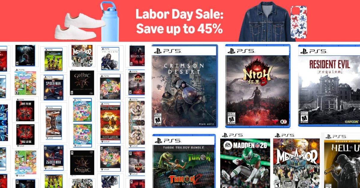 Loads of physical PS5 games on sale for Labor Day at Amazon from $13 - 9to5Toys