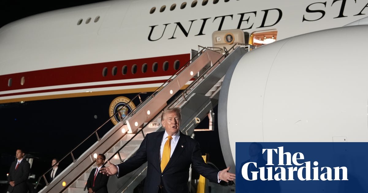 Trump’s secret flight switch indicates severity of assassination threat by Iran - The Guardian