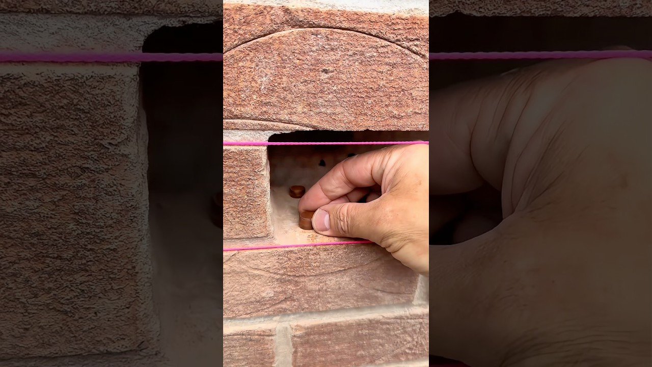 When a Plumber Turns His Hand to Bricklaying! #asmr #diy #plumbing #tools #reels