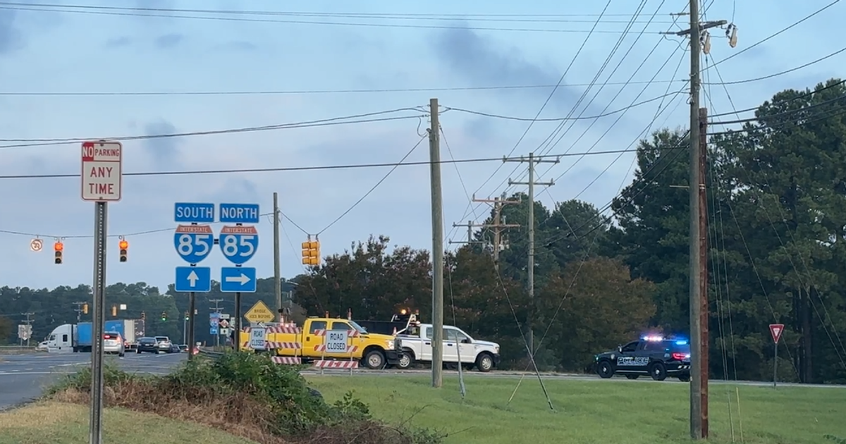 I-85N in Granville County reopens after crash :: WRAL.com