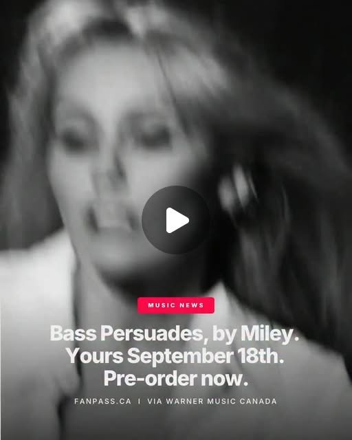 [MUSIC NEWS] Bass Persuades, by Miley. Yours September 18th. Pre-order now through ...