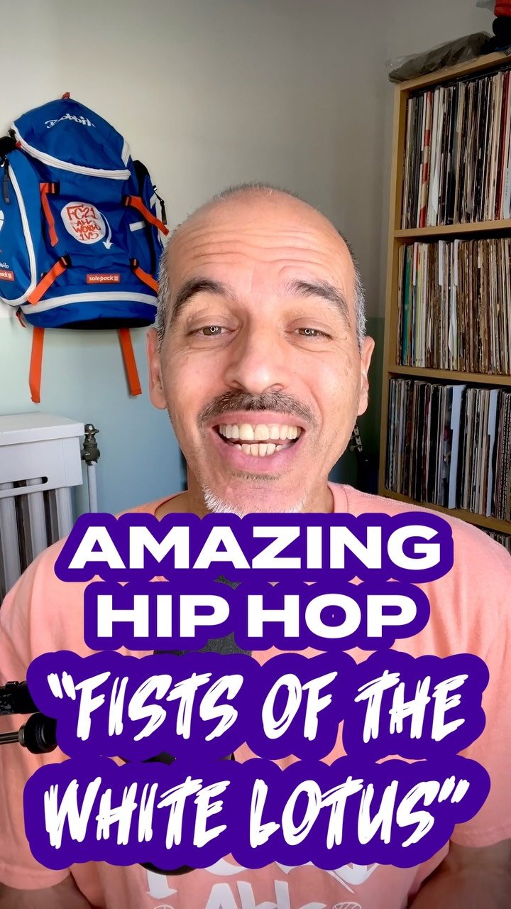 Amazing hip hop from 1996 we can’t forget! Do you remembe Paul Nice and Joey T’s “Fists of the White Lotus”? It’s a rare 12” to my knowledge. Have you even ever heard it? That’s what I’m talking about! DM me the word BAG if you wanna scoop my Solepack collab on the wall behind me:) #bobbito #dj #vinyl #hiphop #90srap