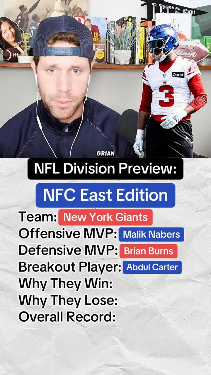 NFL Division Preview: NFC East Edition. Breaking down the New York Giants, Philadelphia ...
