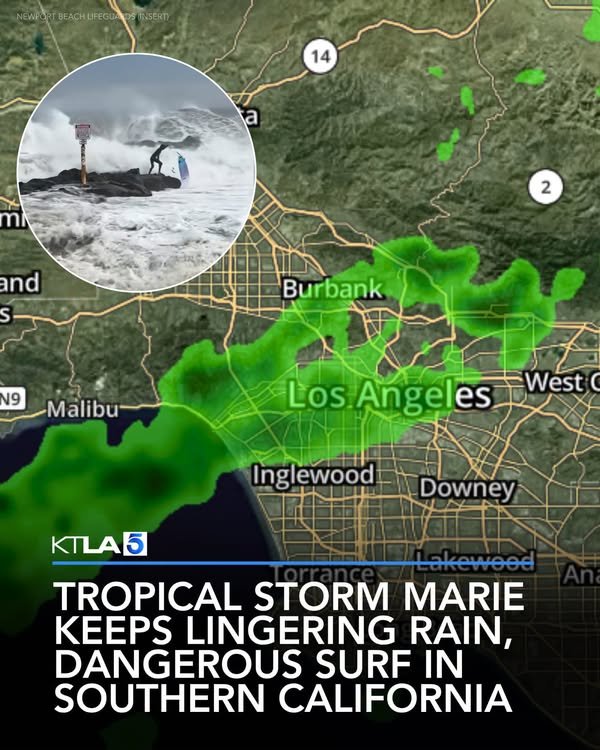 KTLA 5 News - Marie delivered steady rain and pounding...