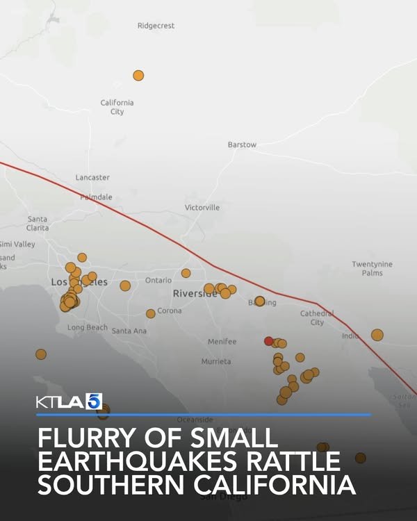 A swarm of small earthquakes hit Southern California within the last 24 hours. Read ... - Facebook