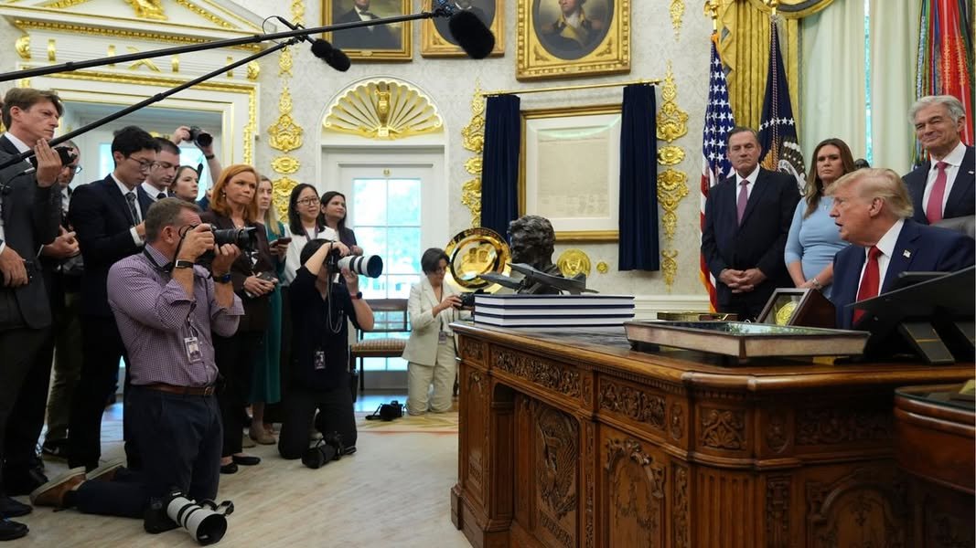 President Donald Trump said in a social media post...
