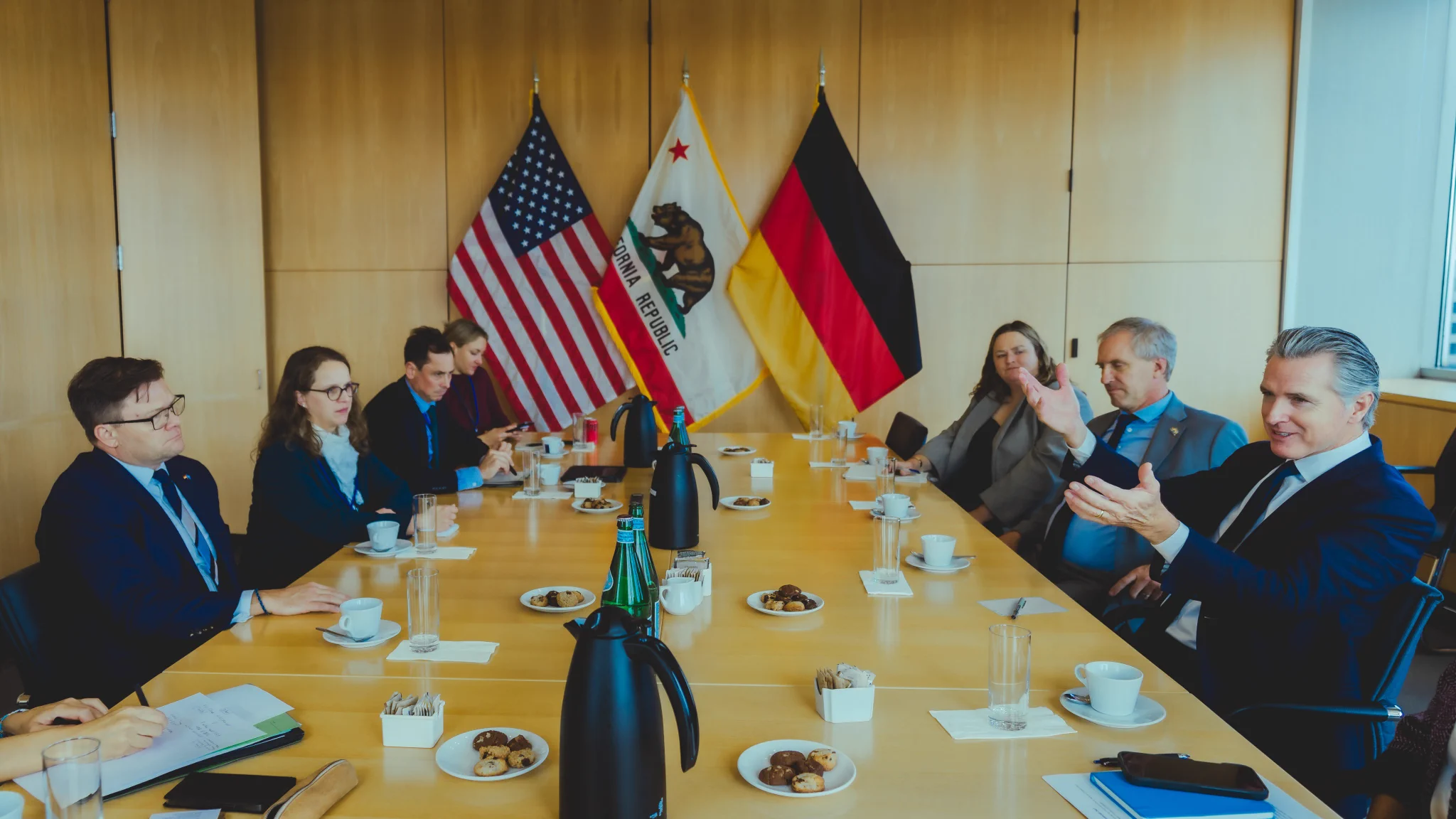 Governor Gavin Newsom on X: "A privilege to meet with German Environment Minister ...