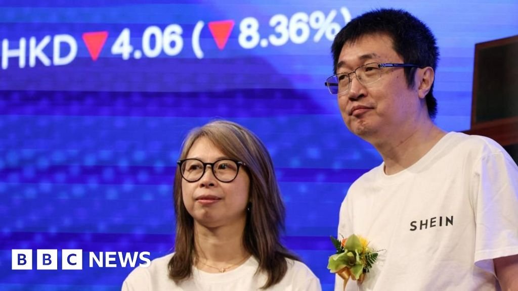 Shein shares fall in long-awaited stock market debut - BBC