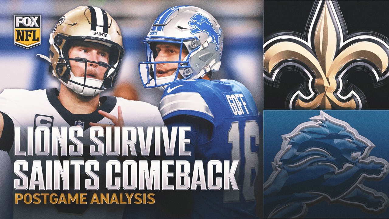 'Jahmyr Gibbs Is as Good as Advertised' as Lions Fend Off Saints in OT Thriller NFL on FOX