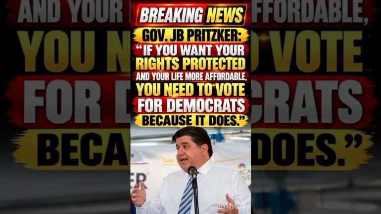 Gov. JB Pritzker Urges Voters to Back Democrats