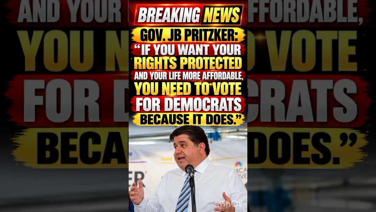 Gov. JB Pritzker Urges Voters to Back Democrats