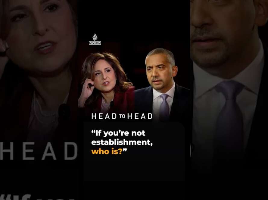 "If you're not establishment, who is?" Neera Tanden and Mehdi Hasan | Head to Head #shorts