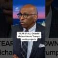 ‘TEAR IT ALL DOWN’: Michael blasts Trump’s vanity projects