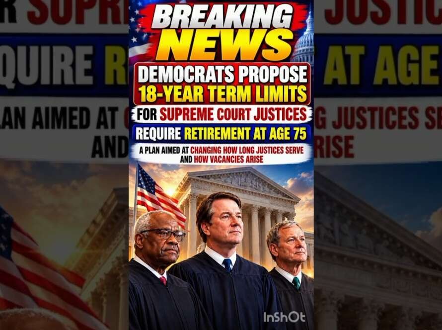 Democrats Propose 18-Year Term Limits for Supreme Court Justices | Retirement at 75? 🇺🇸