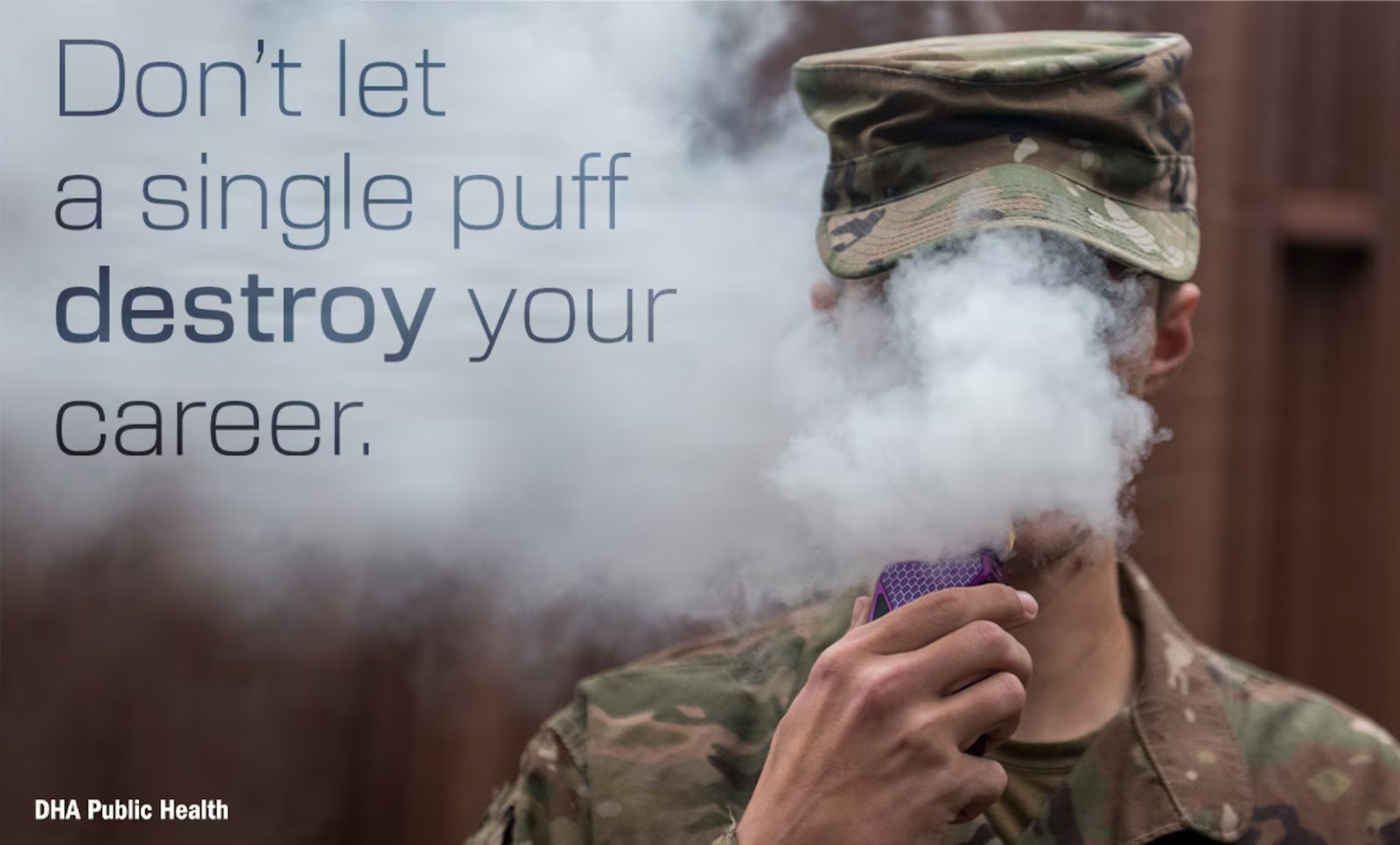Commentary: Unseen clouds in your ranks. A service member and leader's guide to vaping risks > TRICARE Newsroom > Defense Health Agency News