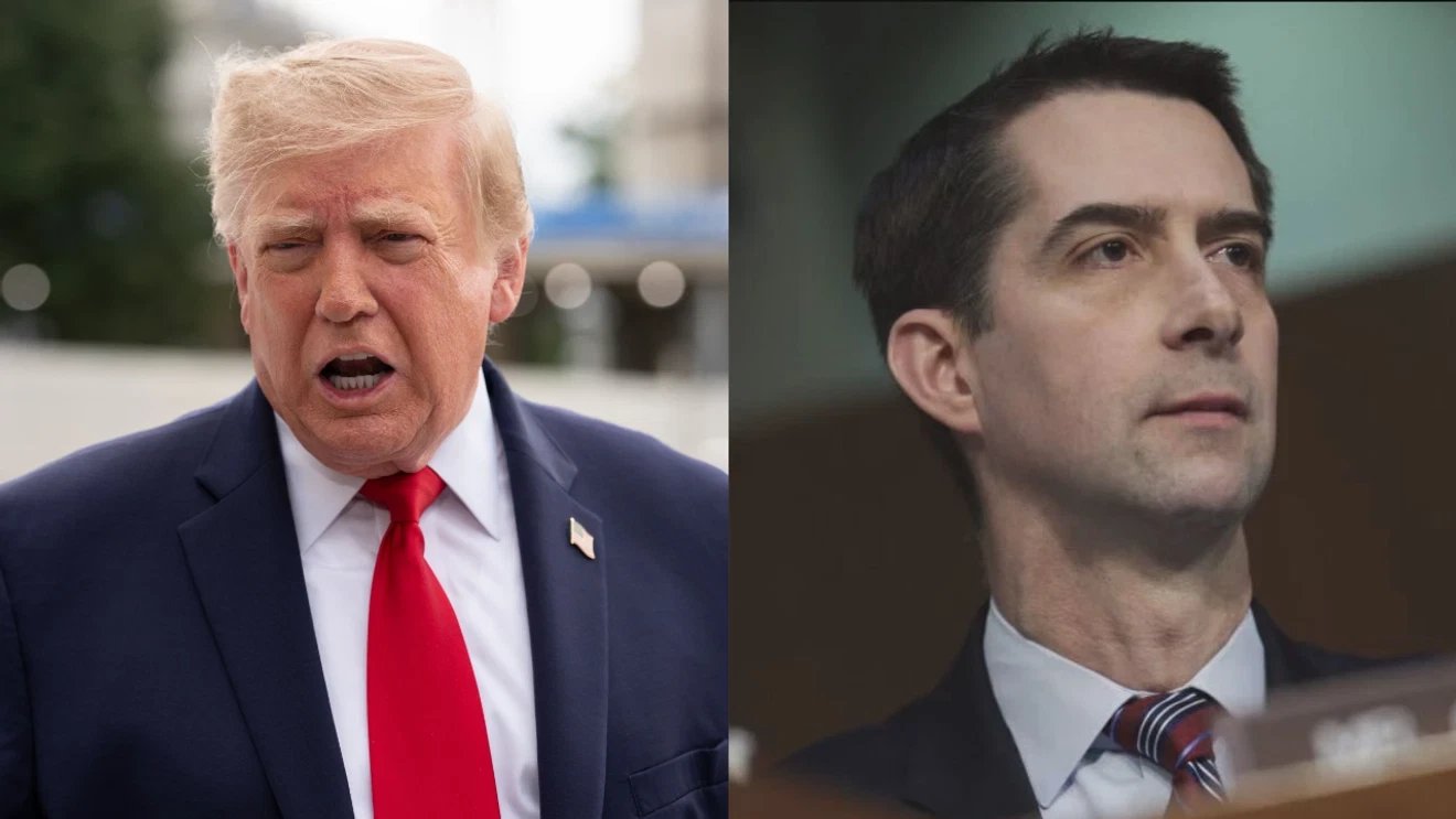 President Trump posts what he says is Sen. Tom Cotton's cellphone number