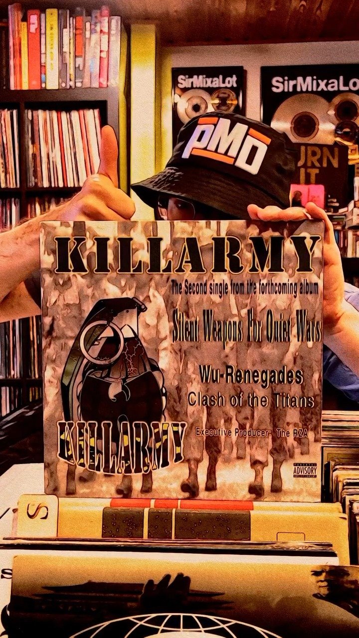 Crazy how much of your life can come rushing back from a single piece of vinyl. I’m looking at this 12-inch and smiling already. Killarmy — Wu-Renegades / Clash of the Titans That raw Wu-Tang affiliate sound, the rugged production, the energy of those verses. Exactly the kind of hip hop I was enjoying back then. But this record means more to me than just two great tracks. It brings back a whole period of my life. The music I was collecting, the excitement around these releases, and all those good times that came with them. Some 12-inches have great music. Others have great memories attached. This one has both. #NowPlaying #hiphopcollector