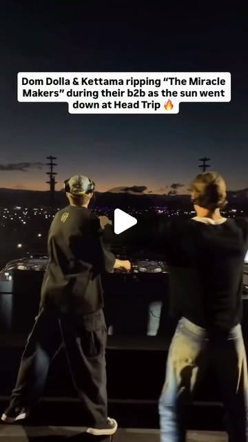 Dom Dolla & Kettama throwing down the absolute banger 'The Miracle Makers' during their ...
