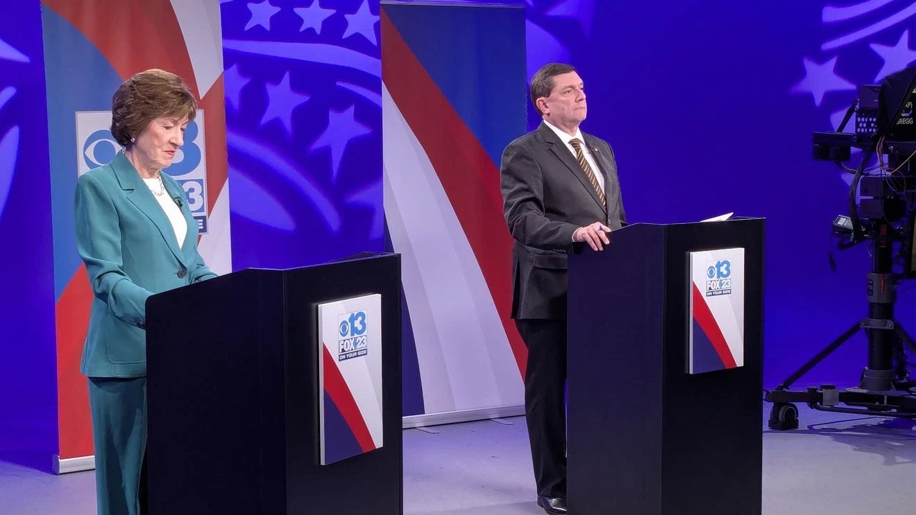 Maine Senate candidates defend themselves from negative ads during CBS13/FOX23 debate