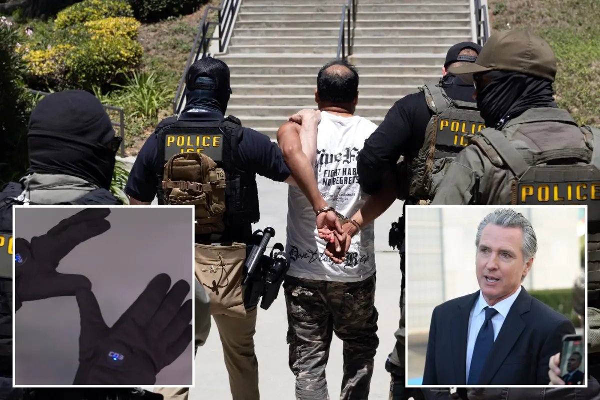 California Gov. Newsom signs laws to punish ICE agents