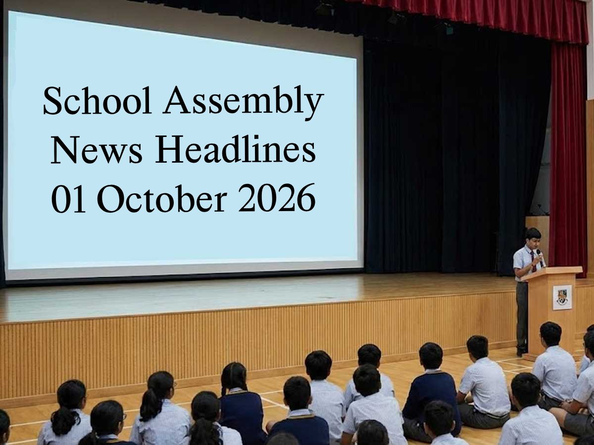 School Assembly News Headlines Today [01 October]: Top National, Business News, Sports News, Education News, Science & Tech News, Weather News & World News with Weather Updates & Thought of the Day - The Sunday Guardian